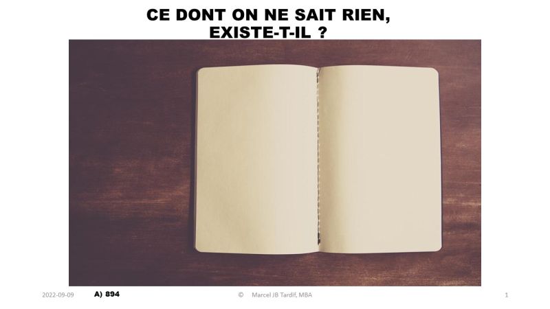 Lire la suite à propos de l’article Ce dont on ne sait rien, existe-t-il ?