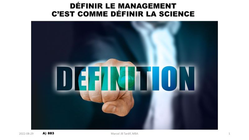 Lire la suite à propos de l’article Définir le management c’est comme définir la science