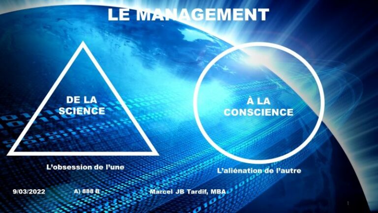 Le management, de la science à la conscience - Performinfo