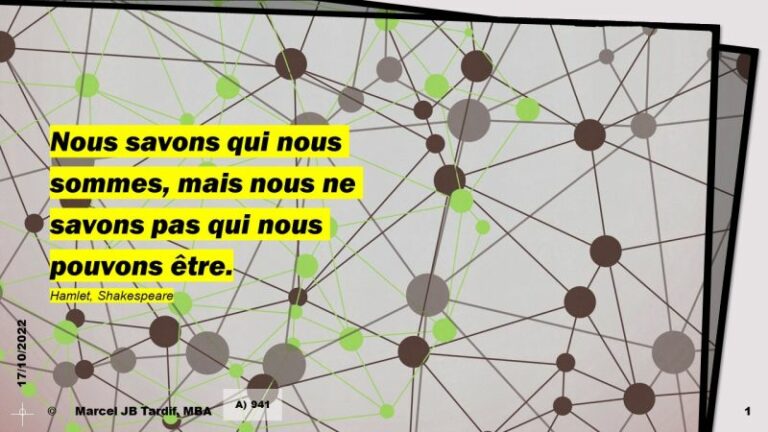 Lire la suite à propos de l’article Nous savons qui nous sommes, mais ne savons pas qui nous pouvons être