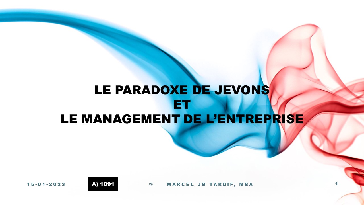 You are currently viewing <strong>Le paradoxe de Jevons et le management d’entreprise</strong>