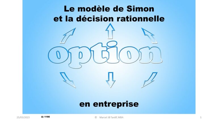 Lire la suite à propos de l’article <strong>Le modèle de Simon et la décision rationnelle</strong>