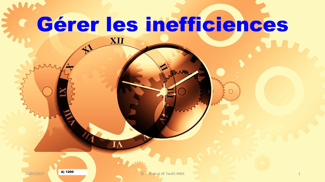 You are currently viewing Gérer les inefficiences