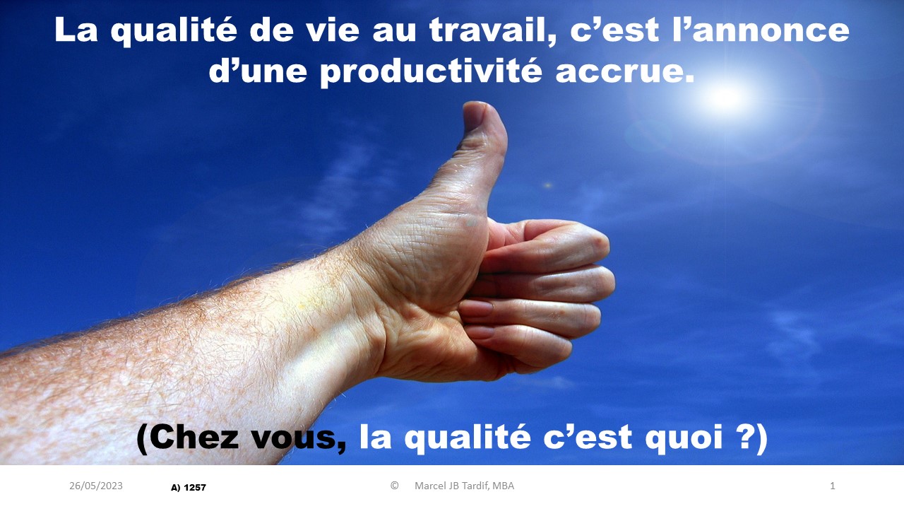 You are currently viewing Qualité de vie au travail