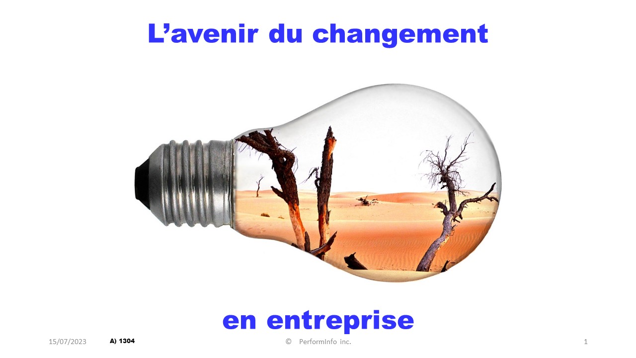 You are currently viewing L’avenir du changement